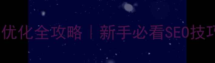 图片 CNAME+网站优化全攻略｜新手必看SEO技巧大公开！1