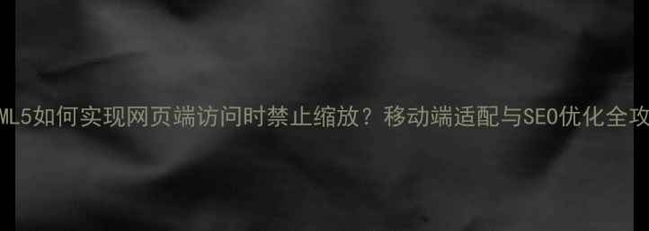 图片 HTML5如何实现网页端访问时禁止缩放？移动端适配与SEO优化全攻略