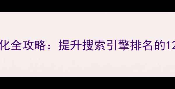 图片 HTML5网页开发与百度SEO优化全攻略：提升搜索引擎排名的12个核心技巧（含实战案例）