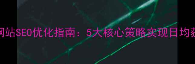 图片 POS系统网站SEO优化指南：5大核心策略实现日均获客300+2