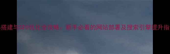 图片 VPS搭建与SEO优化全攻略：新手必看的网站部署及搜索引擎提升指南2