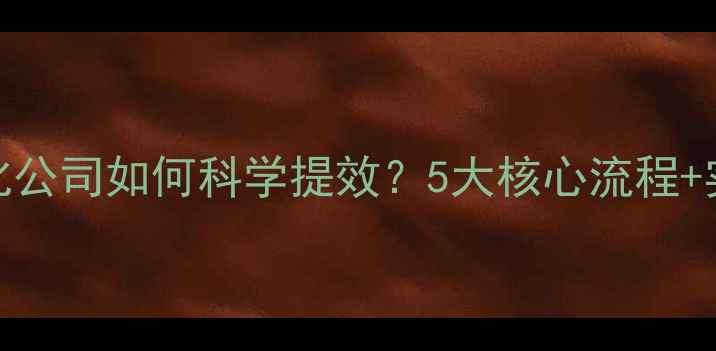 图片 ✨网站优化公司如何科学提效？5大核心流程+实战案例✨