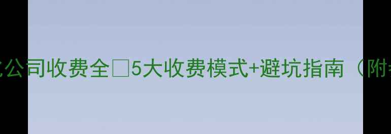 图片 ✨网站优化公司收费全✅5大收费模式+避坑指南（附参考价表）