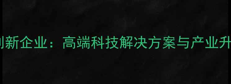 图片 东营市科技创新企业：高端科技解决方案与产业升级服务专家1