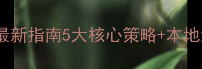 图片 临汾网站优化最新指南5大核心策略+本地流量爆发秘籍1