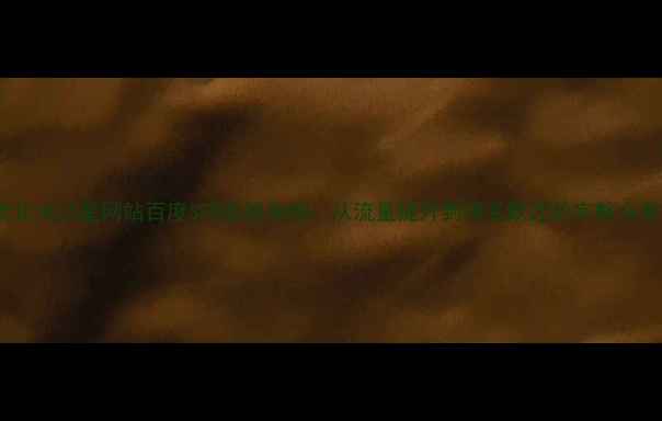 图片 优化火25星网站百度SEO实战指南：从流量提升到排名跃迁的完整方案1