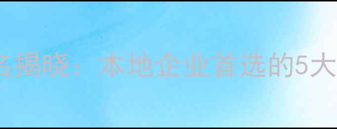 图片 南昌网站制作公司排名揭晓：本地企业首选的5大核心优势与避坑指南2