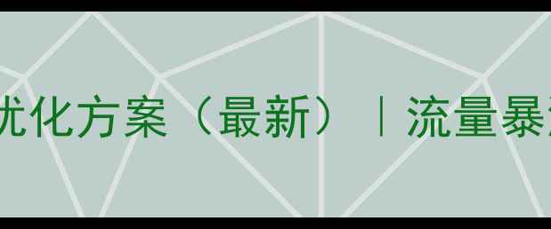 图片 南阳营销型网站全网优化方案（最新）｜流量暴涨+转化翻倍实战指南