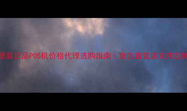 图片 原装正品POS机价格代理选购指南｜官方直营店支持定制