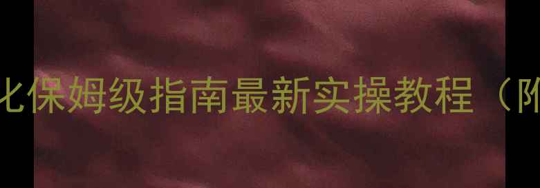 图片 合肥本地SEO优化保姆级指南最新实操教程（附免费工具包）1