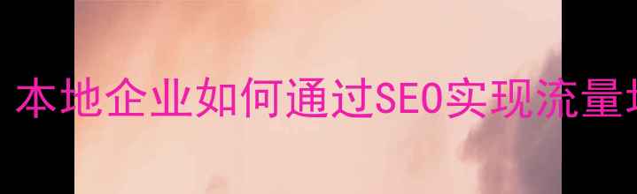 图片 哈尔滨SEO咨询：本地企业如何通过SEO实现流量增长与转化提升2