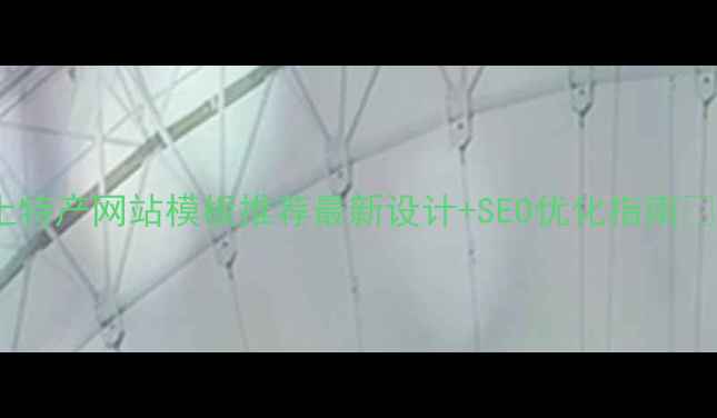 图片 土特产网站模板推荐最新设计+SEO优化指南🌟2