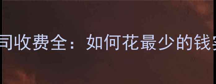 图片 大庆网站优化公司收费全：如何花最少的钱实现SEO精准获客