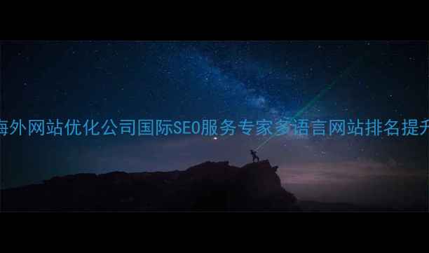 图片 惠州海外网站优化公司国际SEO服务专家多语言网站排名提升指南