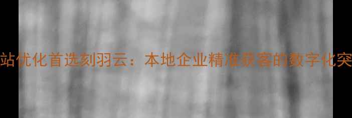图片 成都网站优化首选刻羽云：本地企业精准获客的数字化突围之道