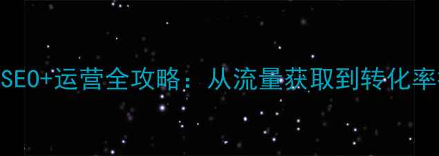 图片 新站上线必看！百度SEO+运营全攻略：从流量获取到转化率提升的7天实战指南1