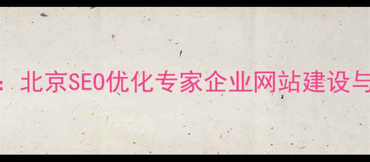 图片 标题天蝎网络科技：北京SEO优化专家企业网站建设与数字营销全案服务