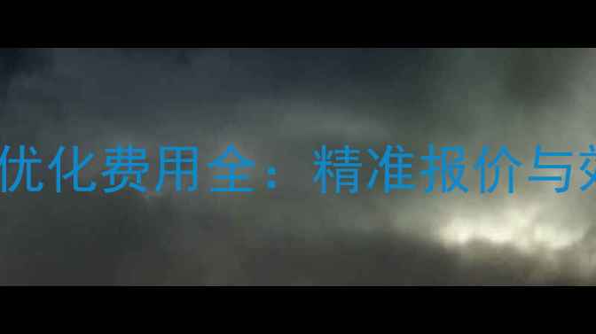 图片 汕头网站SEO优化费用全：精准报价与效果保障指南