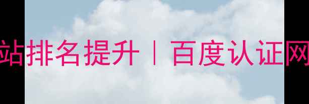 图片 泽国本地SEO优化专家｜网站排名提升｜百度认证网站优化公司（最新方案）2