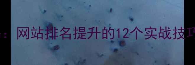 图片 海城SEO优化全攻略：网站排名提升的12个实战技巧与本地化运营指南