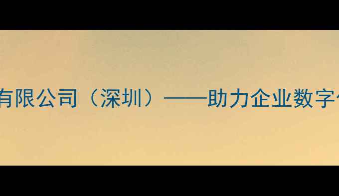 图片 网站优化专家盛创网络科技有限公司（深圳）——助力企业数字化转型，提升搜索引擎排名2