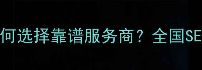 图片 网站优化公司报价全：如何选择靠谱服务商？全国SEO优化价格表及避坑指南2