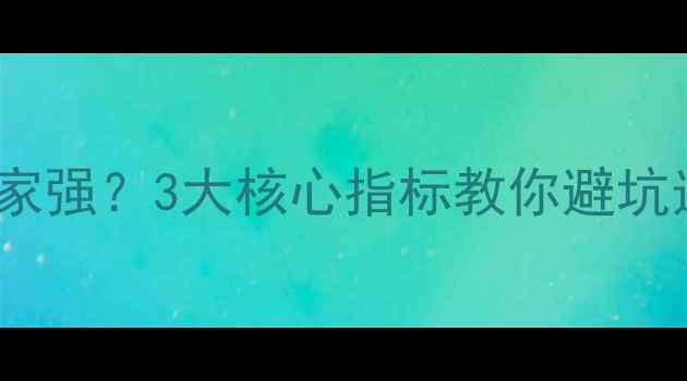 图片 网站优化哪家强？3大核心指标教你避坑选对服务商2