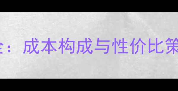 图片 网站优化推广费用全：成本构成与性价比策略（附行业数据）1