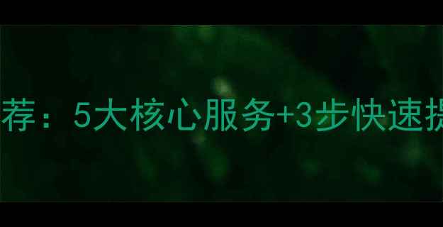 图片 网站优化经典套餐推荐：5大核心服务+3步快速提升排名（附案例）2