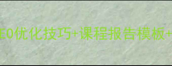 图片 网站优化设计实战指南：百度SEO优化技巧+课程报告模板+流量提升方案（附完整案例）1