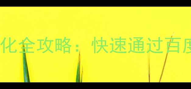 图片 网站备案查询与SEO优化全攻略：快速通过百度审核的7个关键步骤1