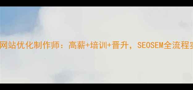 图片 罗山急聘资深网站优化制作师：高薪+培训+晋升，SEOSEM全流程实战经验优先1