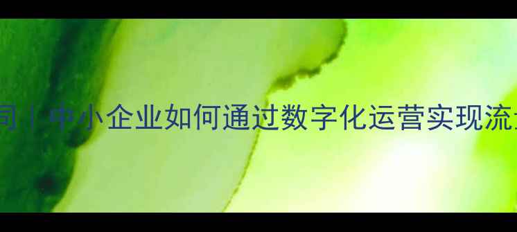 图片 芜湖本地精准推广公司｜中小企业如何通过数字化运营实现流量翻倍与转化率提升1