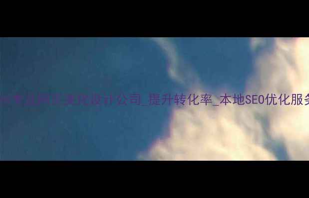 图片 苏州专业网页美化设计公司_提升转化率_本地SEO优化服务2