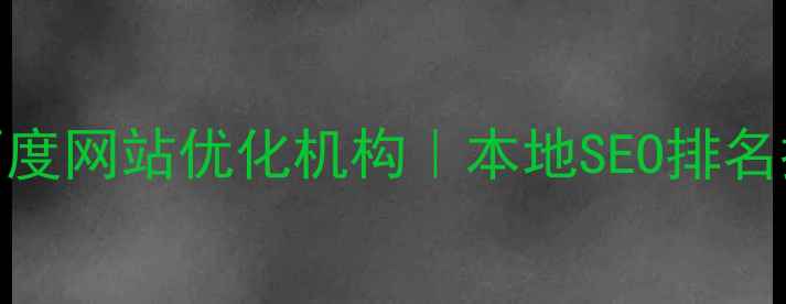 图片 虹口区百度网站优化机构｜本地SEO排名提升专家