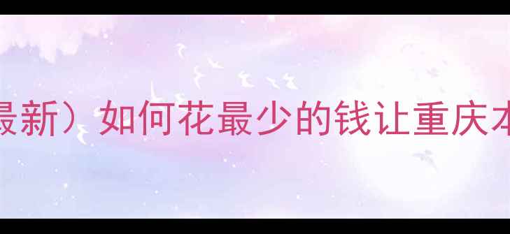 图片 重庆网站SEO优化报价清单（最新）如何花最少的钱让重庆本地流量翻倍？附避坑指南！1