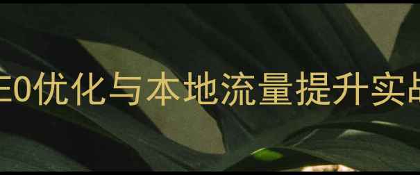 图片 金堂县企业网站SEO优化与本地流量提升实战指南（最新版）