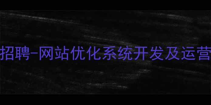 图片 铁岭SEO优化工程师高薪招聘-网站优化系统开发及运营岗急聘（含企业福利）2