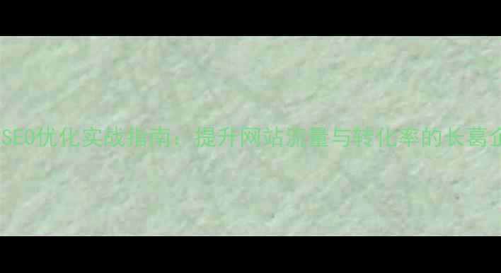 图片 长葛本地SEO优化实战指南：提升网站流量与转化率的长葛企业必看2