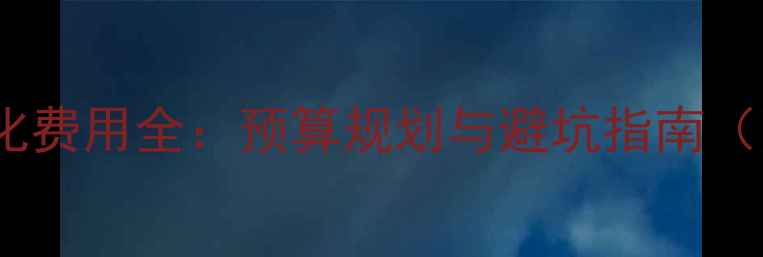 图片 🌟外贸网站优化费用全：预算规划与避坑指南（附详细报价）1