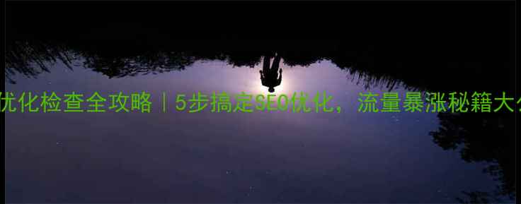 图片 🌟网站优化检查全攻略｜5步搞定SEO优化，流量暴涨秘籍大公开✨2