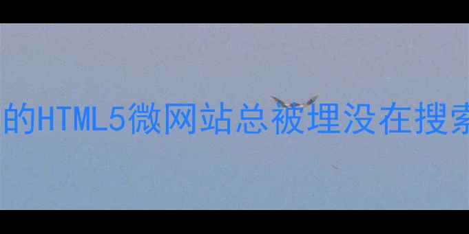 图片 💡为什么你的HTML5微网站总被埋没在搜索结果里？1