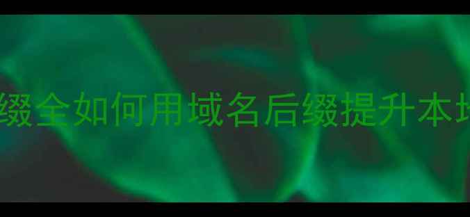 图片 📌拉脱维亚网站后缀全如何用域名后缀提升本地SEO+流量增长？1