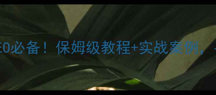 图片 🔥新网站优化方案百度SEO必备！保姆级教程+实战案例，手把手教你快速提升流量