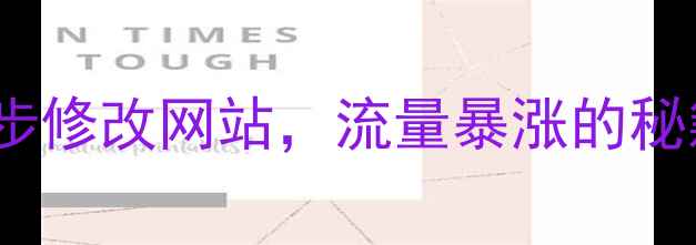 图片 🔥百度SEO必看！3步修改网站，流量暴涨的秘籍（附实操案例）1