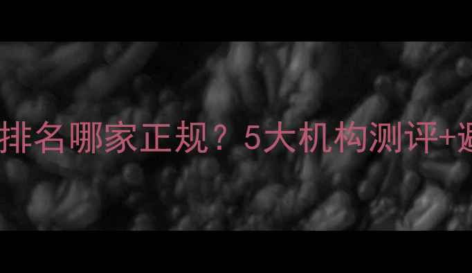 图片 🔥网站优化排名哪家正规？5大机构测评+避坑指南全2