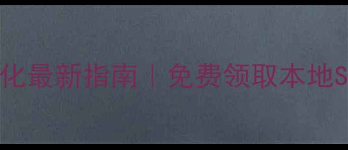 图片 🔥龙岩武汉网站优化最新指南｜免费领取本地SEO方案+实操技巧1